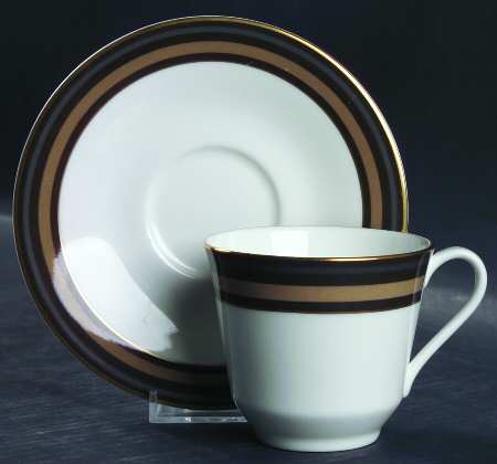 Cadenza Flat Cup & Saucer Set