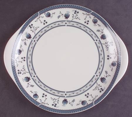 Cambridge Handled Cake Plate