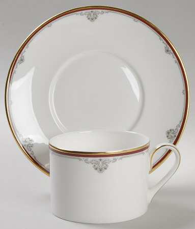Cambridge Flat Cup & Saucer Set