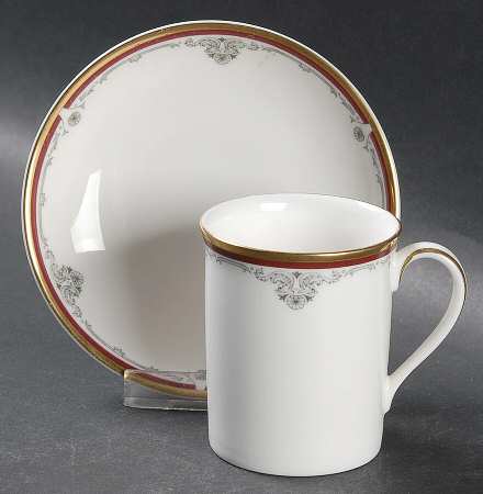 Cambridge Flat Demitasse Cup & Saucer Set