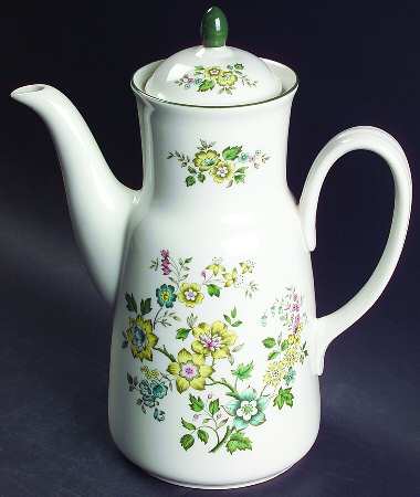 Campagna Green Coffee Pot & Lid