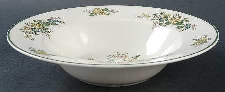 Campagna Green Rim Soup Bowl