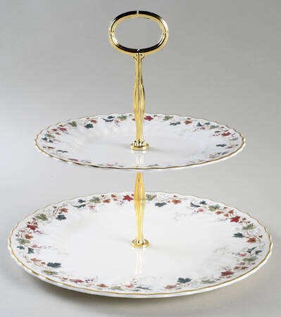 Canterbury 6 5/8"-10"  2 Tiered Serving Tray (Dp, Sp) HC