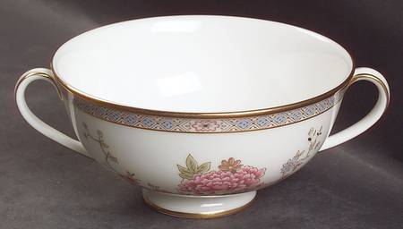 Canton Footed Cream Soup Bowl