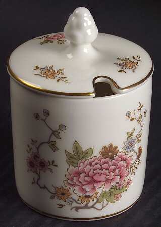 Canton Mustard Jar & Lid