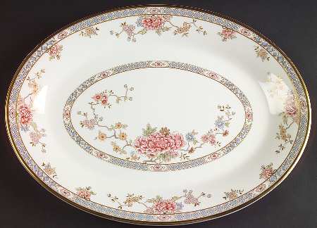 Canton 13" Oval Serving Platter