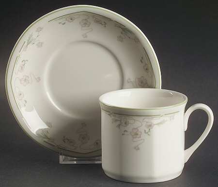 Caprice (Octagonal) Flat Cup & Saucer Set