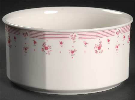 Calico Red 9" Salad Serving Bowl