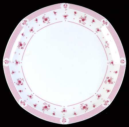 Calico Red Bread & Butter Plate