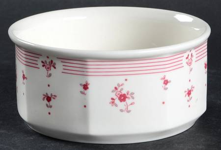 Calico Red Open Sugar Bowl