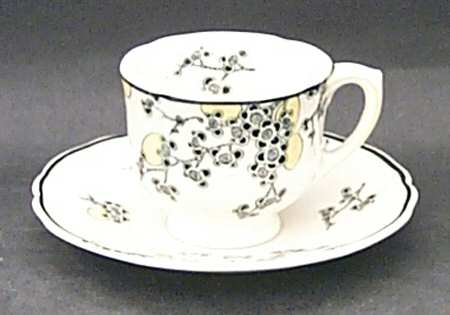 Carnival Footed Demitasse Cup & Saucer Set