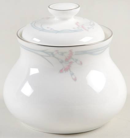 Carnation Sugar Bowl & Lid