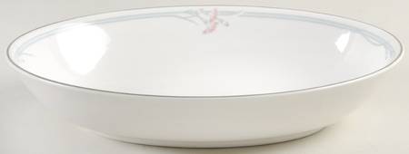 Carnation 9" Oval Vegetable Bowl