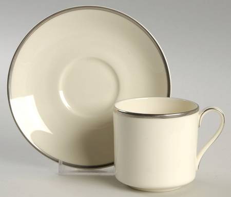 Carolyn Flat Demitasse Cup & Saucer Set