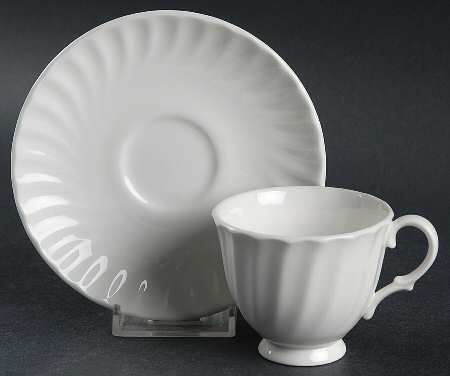 Cascade Footed Demitasse Cup & Saucer Set