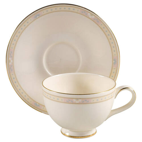Cassandra Footed Cup & Saucer Set