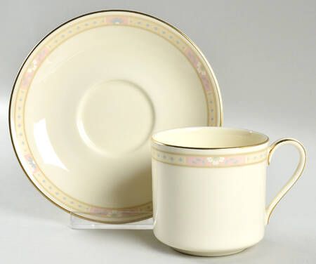 Cassandra Flat Demitasse Cup & Saucer Set