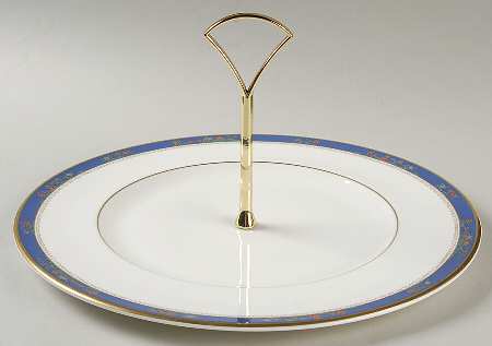 Cathay Round Serving Plate with Handle (DP)