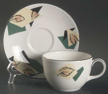 Central Park Flat Cup & Saucer Set