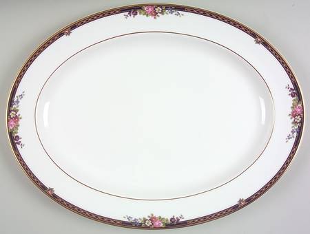 Centennial Rose 16" Oval Serving Platter
