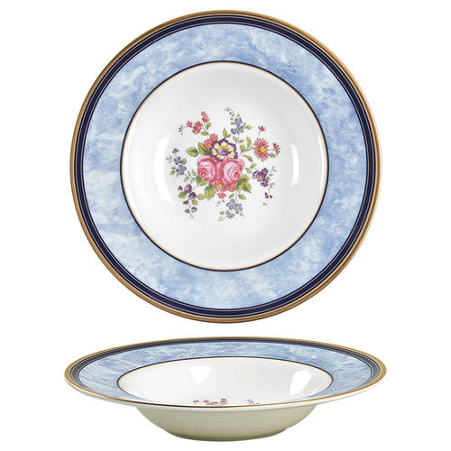 Centennial Rose Rim Soup Bowl