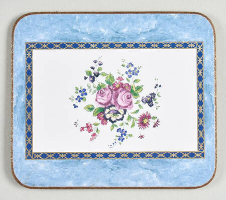 Centennial Rose Rectangular Coaster-Corkback