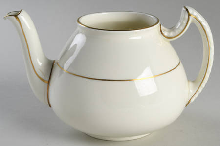 Chantilly (Ivory Background) Teapot No Lid