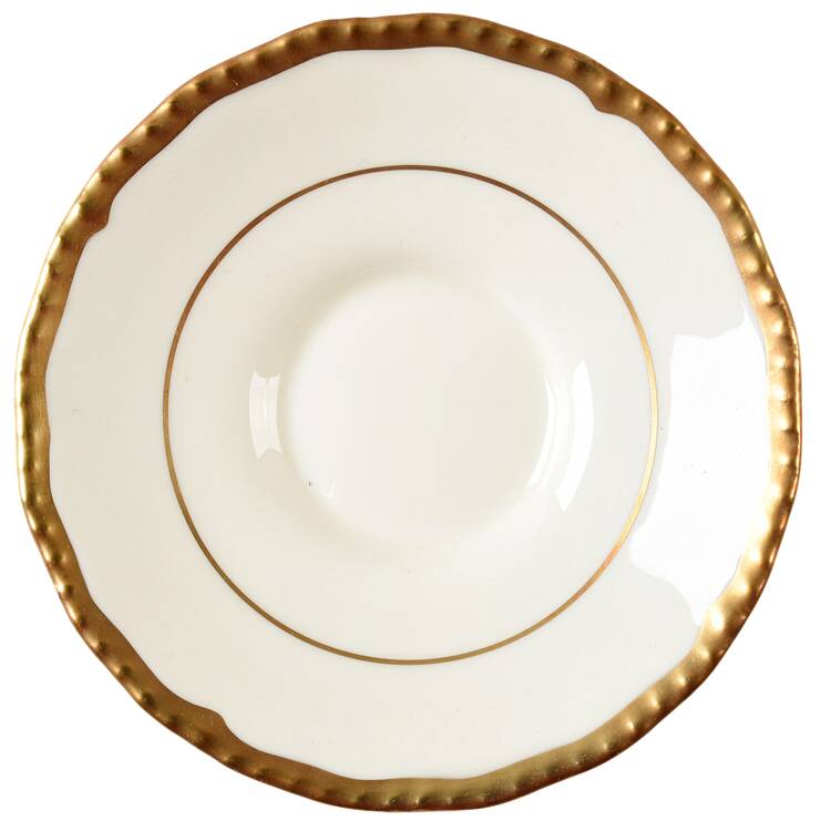 Chantilly (Ivory Background) Saucer for Demitasse Cup