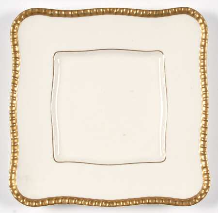 Chantilly (Ivory Background) Square Cake Plate