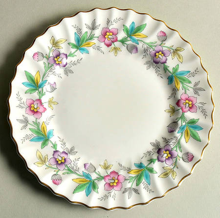 Chatsworth Pink Purple Salad Plate