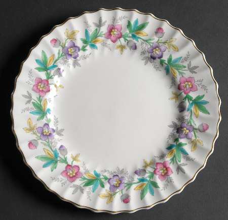 Chatsworth Pink Purple Luncheon Plate