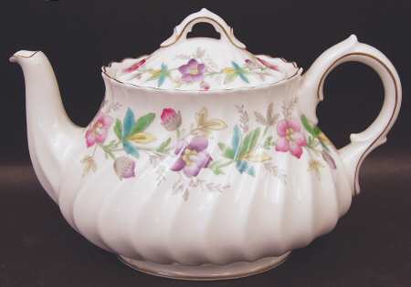 Chatsworth Pink Purple Teapot & Lid