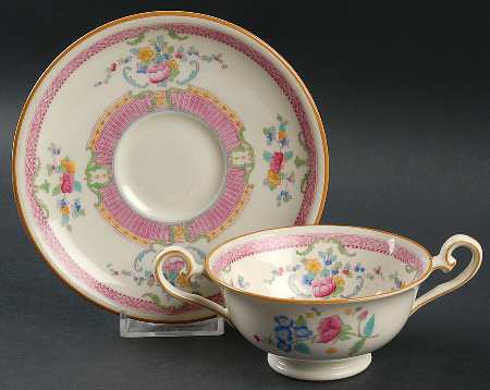 The Charlotte Footed Bouillon Cup & Saucer