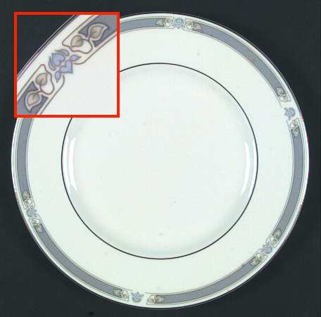 Charade Salad Plate