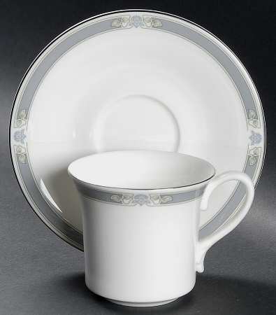 Charade Flat Cup & Saucer Set