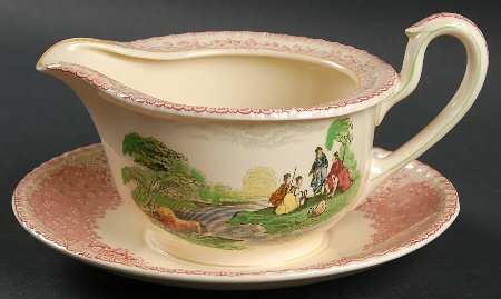 Chatham Gravy Boat with Attached Underplate