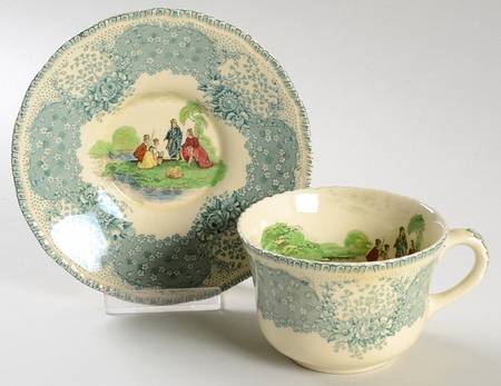 Chatham Flat Cup & Saucer Set