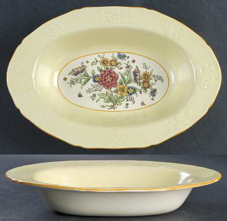 The Chatsworth 11" Oval Vegetable Bowl