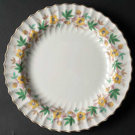 Chatsworth Yellow Green 12" Chop Plate (Round Platter)