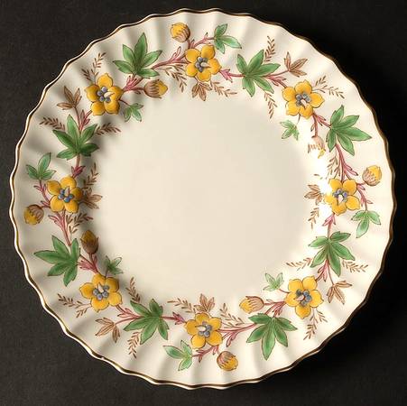 Chatsworth Yellow Green Salad Plate