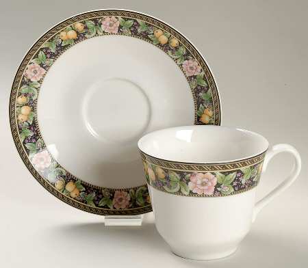 Chelsea Garden Flat Cup & Saucer Set