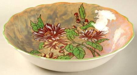 Chrysanthemum 9" Round Vegetable Bowl
