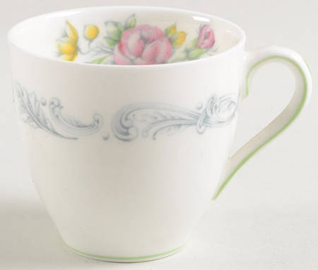 Chantilly Rose Flat Demitasse Cup