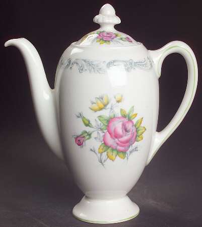 Chantilly Rose Mini Coffee Pot & Lid