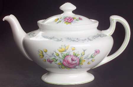 Chantilly Rose Teapot & Lid