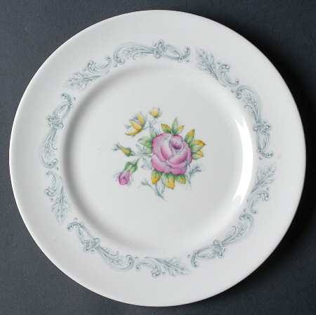 Chantilly Rose Luncheon Plate