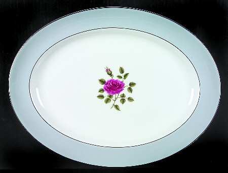 Chateau Rose 16" Oval Serving Platter