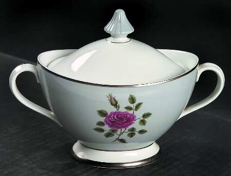 Chateau Rose Sugar Bowl & Lid