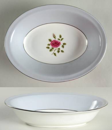Chateau Rose 10" Oval Vegetable Bowl