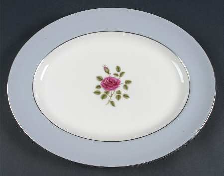 Chateau Rose 12" Oval Serving Platter